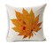 LEIOH Fall Decor Cotton Linen Leaves,Maple Leaf Autumn Decorations Cushion Covers 18 x 18 Inch Sofa Home Decor Throw Pillow Case for Bed Pillow Covers Set of 4